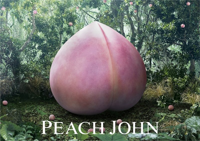 ピーチ・ジョン　Peach John 100周年記念広告 桃　桃太郎ーラ ポスター